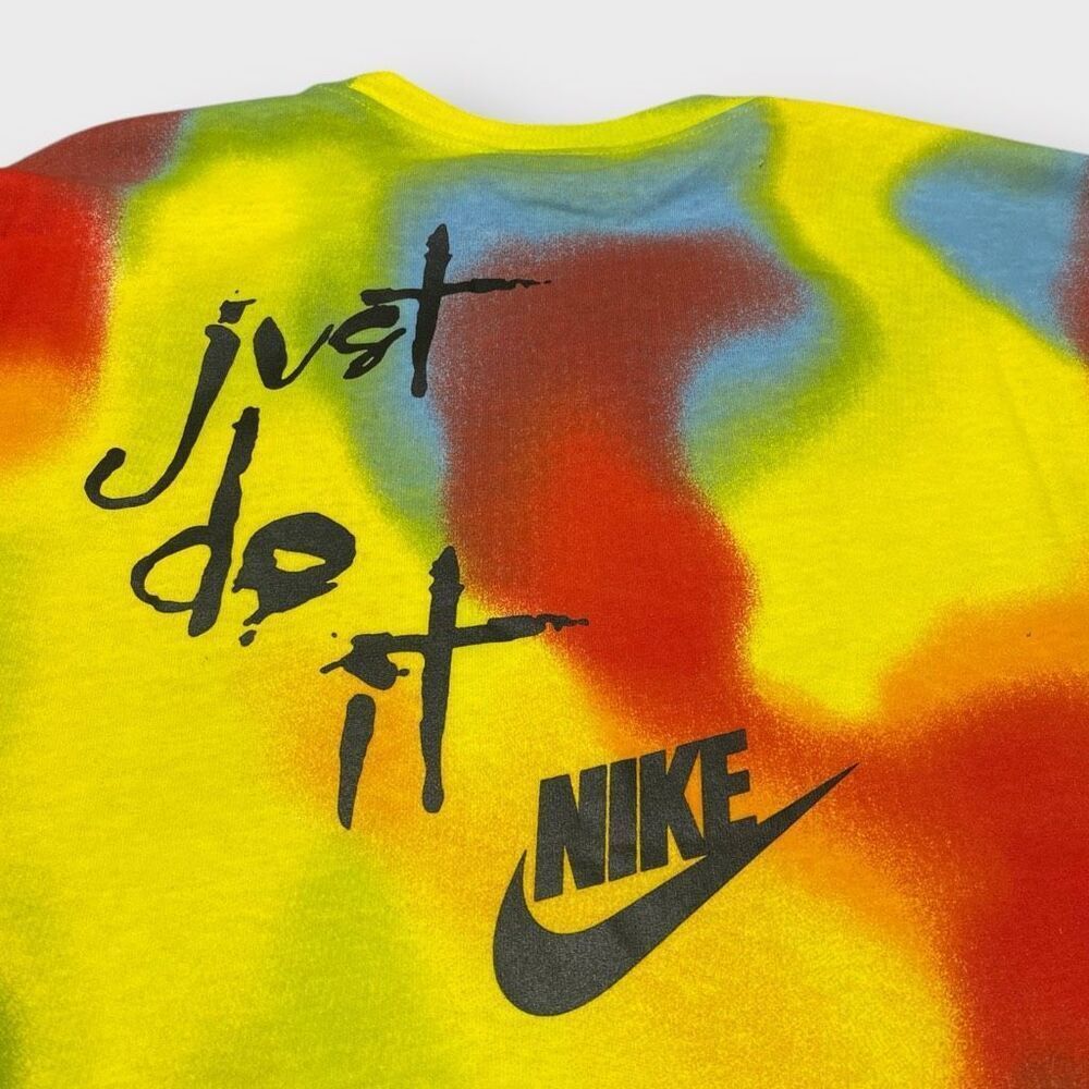 Nike Actions Speak Louder Than Anything Tie Dye T-Shirt Mens size XL CQ7173-100 - Picture 6 of 11
